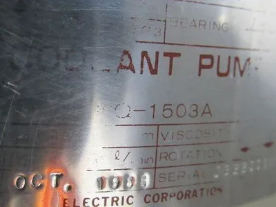 Mitsubishi NQ-1503A Super Line 1.5kW 3Ph 220V 2"Port 3 Stage Piston Coolant Pump