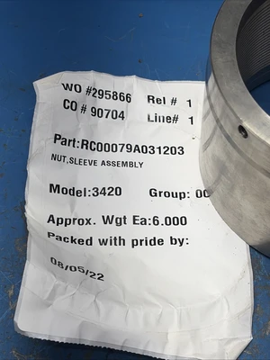 New | in-Stock Gould RC00079A031203 Pump Parts Indiana US | J&J Industrial Supply #1445511