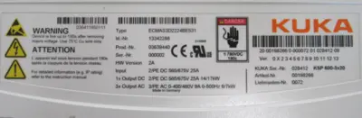 USED KUKA ECMAS3D2224BE531 DRIVE 13342288 00198266 600-3×20