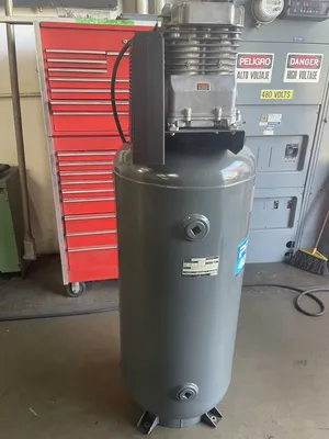 Used DEVILBISS PRO 4000 Tank Mounted Air Compressors California US | Wheeler Machinery Sales #1283231