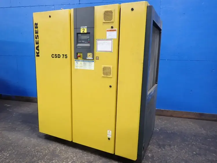 Used 2007 KAESER CSD75 Rotary Screw & Sliding Vane Air Compressors Ohio US | HGR 24 #1132812