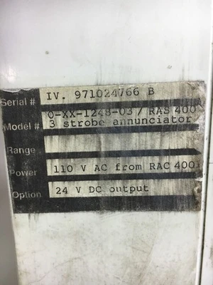 USED Andon KEP O-XX-1249-02/RAC4001