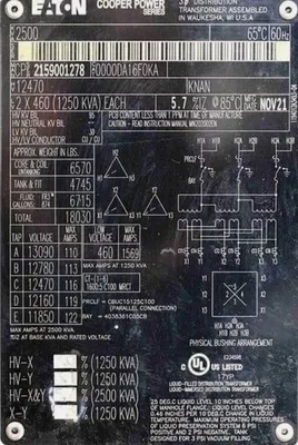 New | in-Stock 2022 EATON Cooper Power Series Multifunction Transformer and Substation Test Systems US | Products Corporation of North America, Inc. #1285083
