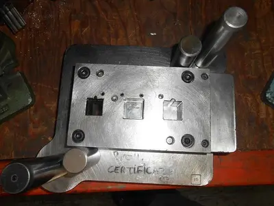 7399-390 Die Set Makes a SquarePendant with “Birth Certificate” Stamp
