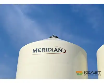 Used MERIDIAN 1417 STANDARD - 2489 BUSHELS Hopper Bottom Silos Iowa US | Keast Enterprises #1360517