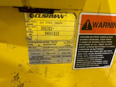 USED CUSHMAN 898361
