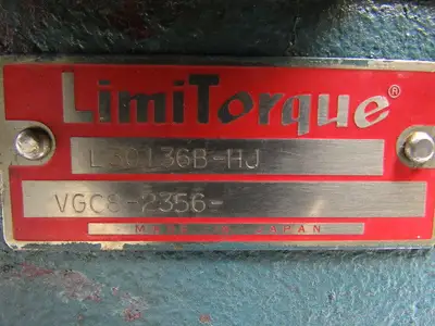 LimiTorque L30136B-HJ VGC8-2356 Mechanical Valve Actuator