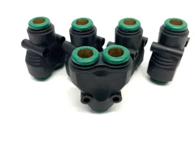 New | in-Stock PARKER PRESTOLOK UNION "Y" CONNECTOR 1/4" OD TUBE Hoses | Maverick Industrial Sales #1110359