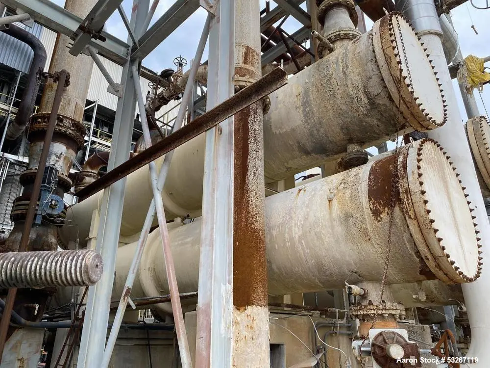 Used Rubicon 304L Tube Heat Exchanger – 51" Diameter, 26' Length, Built 2007