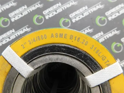 Lot of 25 Flexitallic 2" 3/4/600 Spiral Wound Gaskets ASME B16.20 316L/GTA New