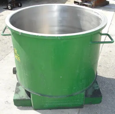 SPC6804  Mixer and Blender 100 gallon Ross change can Stainless Steel 39.25" inside diameter 27.5" inside height