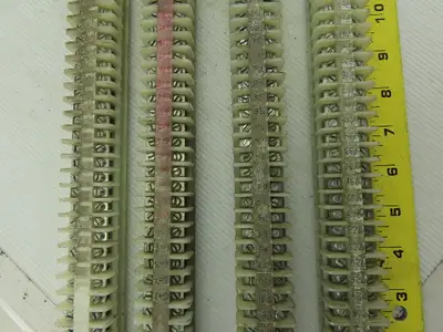 Allen Bradley 1492-F DIN Rail Mount Terminal Block On 4 DIN Rail Lot of 410