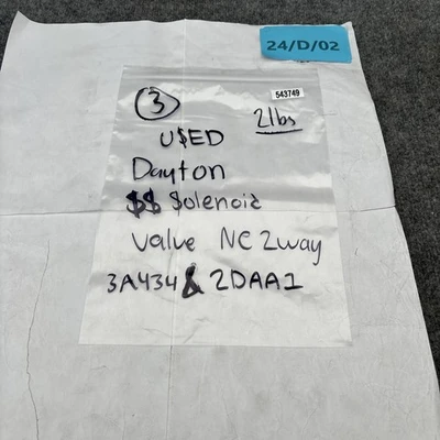 Used Dayton 2DAA1 Solenoid Valves California US | Davliegogo LLC #1705471
