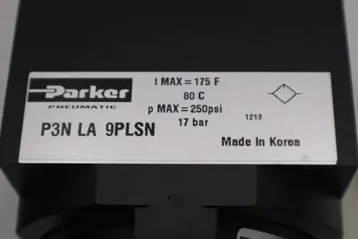 PARKER PNEUMATIC AIR LINE HI-FLOW MIST LUBRICATOR P3N LA 9PLSN STK GF322