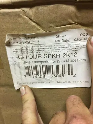 NEW GATOR G-TOUR SPKR-2K12