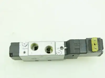 Festo MEH-5/2-1/8-S-B Pneumatic 4-Way Solenoid Control Valve 145PSI 1/8"Port 24V