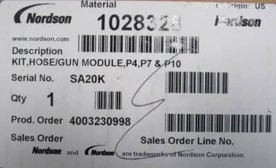 NEW NORDSON 1028328 GUN/HOSE CONTROL