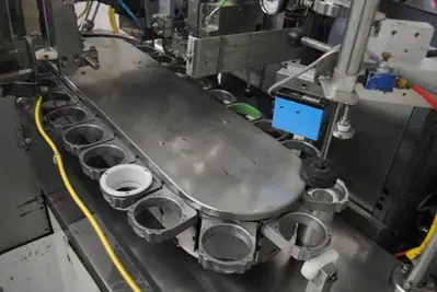 Norden model NM620HA Hot Air Automatic Tube filler and sealer -