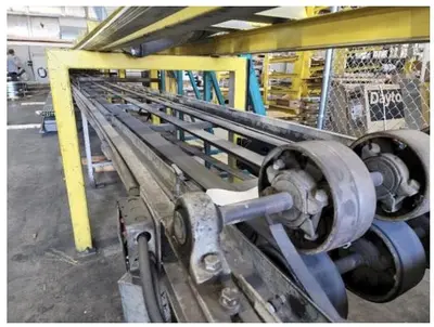 36” x 14-STAND ASC PANEL ROLL FORMING LINE WITH PRE-CUTOFF & MEASURING SYSTEM 6’ TO 42’ LONG