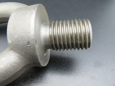 SWL 1.5T M30 x 3.5 Metric Shoulder Eye Bolt 45mm Shank NC-04  Lot of 3
