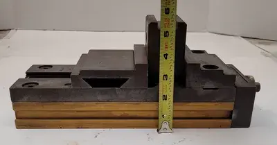 MACHINIST VISE, 4 INCH, 13 INCH LONG, 5-3/8 INCH HEIGHT
