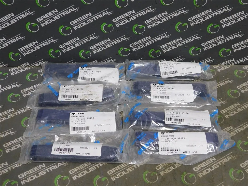Lot of 8 Tadano 370 020 15190 Slide Plates New