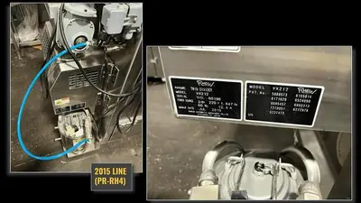 USED 2015 RHEON TWIN DIVIDERS MD.# VX212 & PUNCH ROUNDERS MD.# PR101