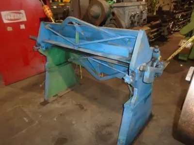 14 Ga x 4 ft., Used Chicago Box & Pan Brake Model BPO 414-6