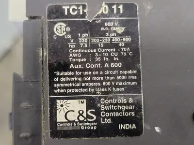 USED SHAMROCK CONTROLS TR2-D65357