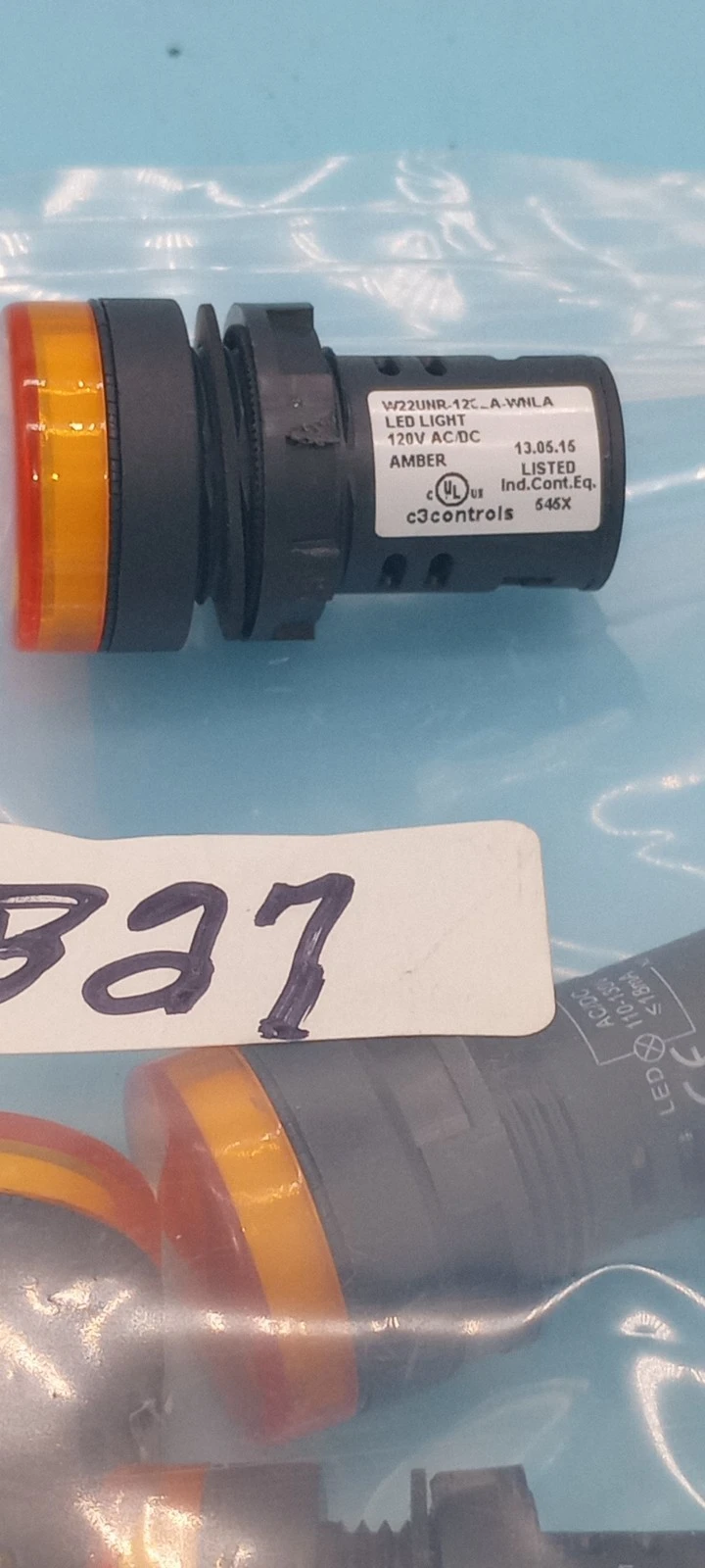 USED C3CONTROLS W22UNR-120LA-WNLA LED Light