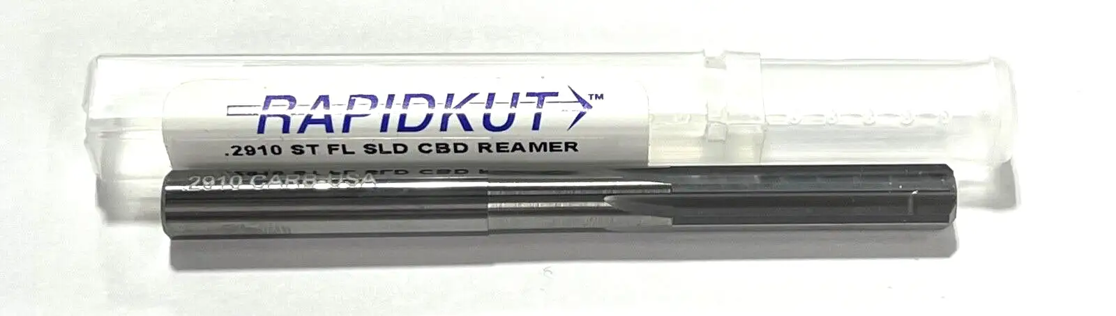 RapidKut .2910 Solid Carbide Chucking Reamer Straight Flute USA Made