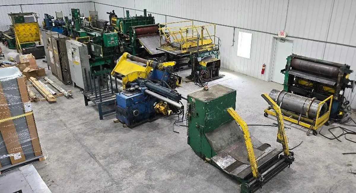 60” x 0.250” x 50,000 lb Pro-Eco Slitting Line