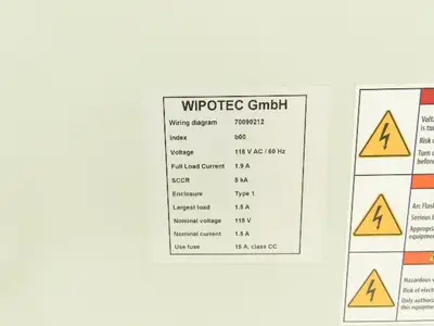 Wipotec HC Checkweigher Conveyor Control Panel w/PC Computer Module IPC SWA4
