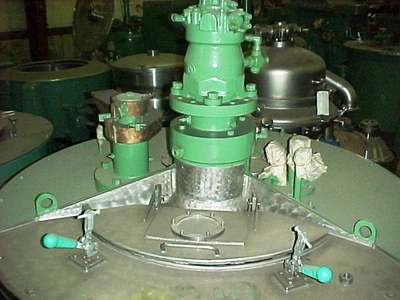 ATM/De Laval Mark III 36 x 20 perforate basket centrifuge, 316SS.