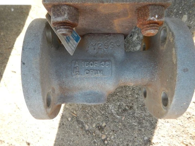 Jamesbury 1 1/2" 150 Rating, 316 Stainless Flanged Control Valve