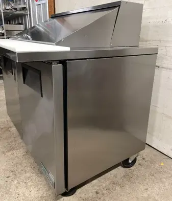 182-0161 True TSSU-48-18M-B-HC 48 Inch Mega Top Sandwich Salad Prep Table