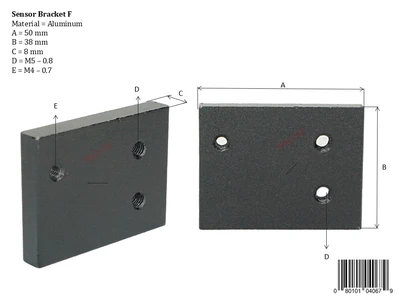USED PRO-FILL INC SENSOR BRACKET E (ROUND - 50.5MM X 12MM)