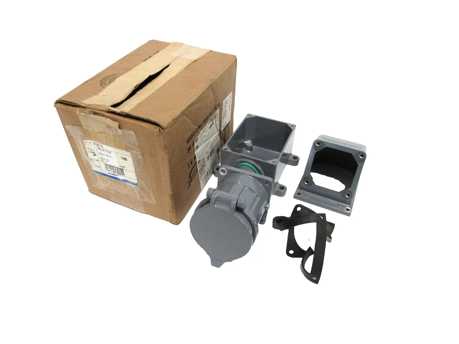NEW THOMAS & BETTS 3124-78 RECEPTACLE 60A 250V/480VAC 312478