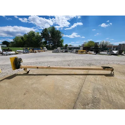 Used Mild Steel 6" Dia. X 18'-6"L Tubular Screw Conveyor