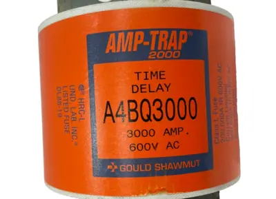 NEW GOULD SHAWMUT A4BQ3000 TIME DELAY FUSE 3000AMP 600V