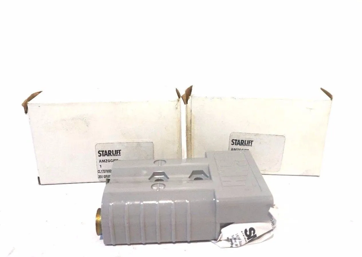 2 NEW STARLIFT CL1737692 GREY BATTERY CONNECTORS