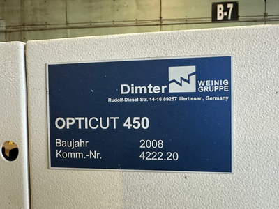 USED WEINIG/DIMTER OPTICUT