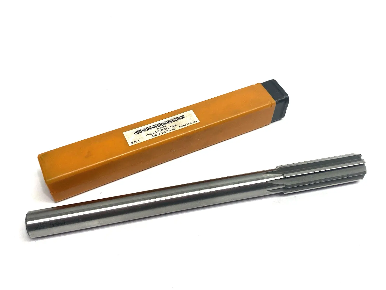 30153050 | Hertel  Chucking Reamer: 0.8760", 10" OAL, 2-5/8" Flute Length, Straight - New – Open box