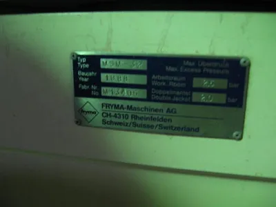 1988 FRYMA MSM-32 Młyn kuleczkowy | Perry Equipment (21)