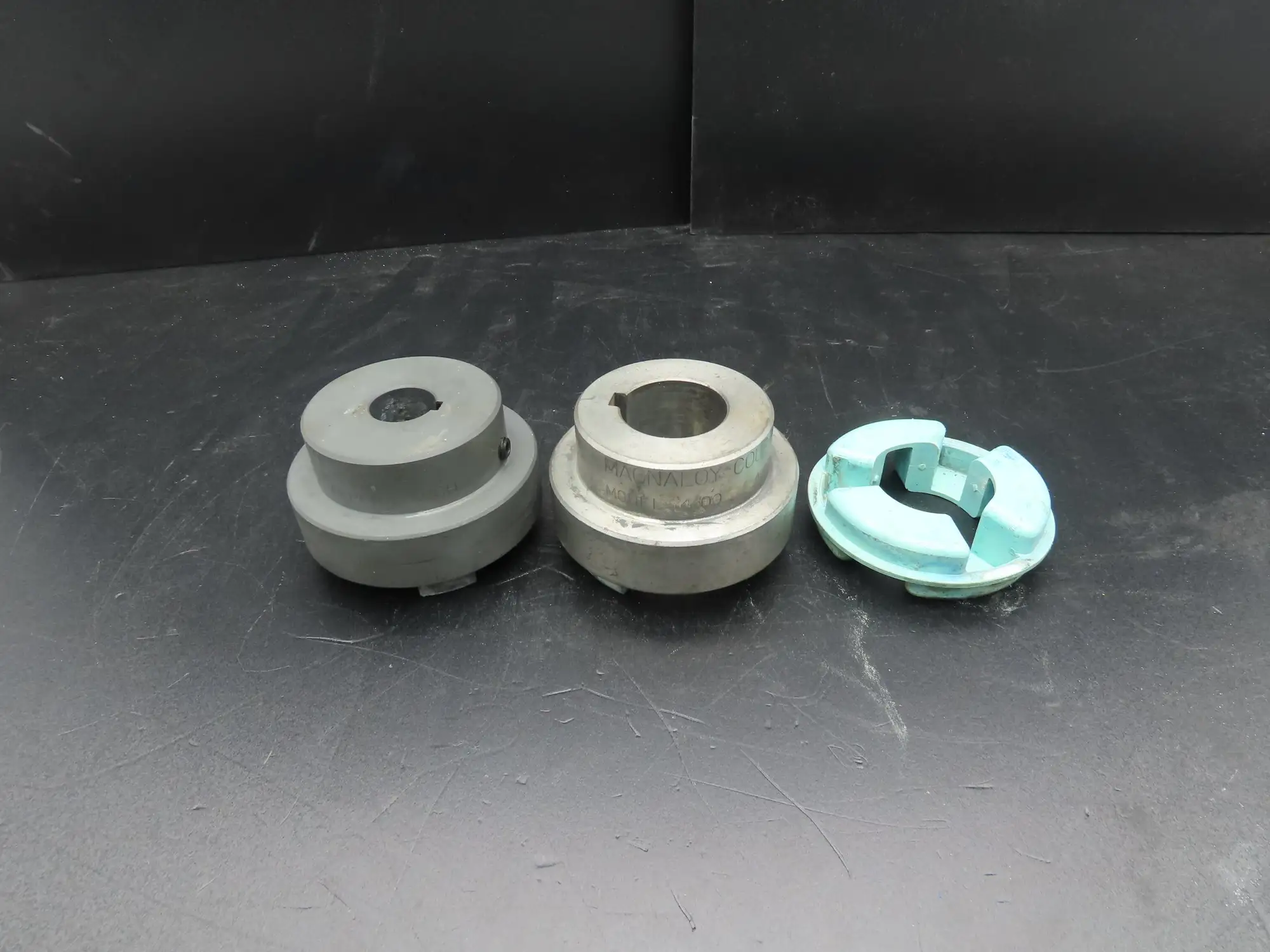 Magnaloy Model 400 Flex Coupling Hub Aluminum 1-5/8" & 1" Bores With Keyway