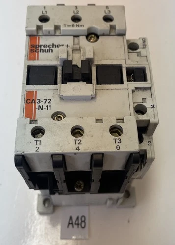 Used Sprecher+Schuh CA3-72-N-11 Starters Indiana US | J&J Industrial Supply #523781