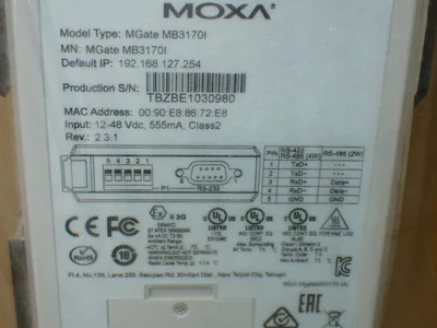 NEW MOXA MB3170I