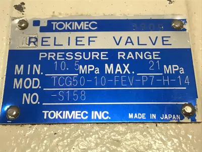 USED TOKIMEC TCG50-10-FEV-P7-H-14-S158
