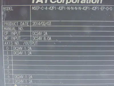 IAI MSEP-C-4-42PI-42PI-N-N-N-N-42PI-42PI-EP-0-0 Cylinder Position Controller