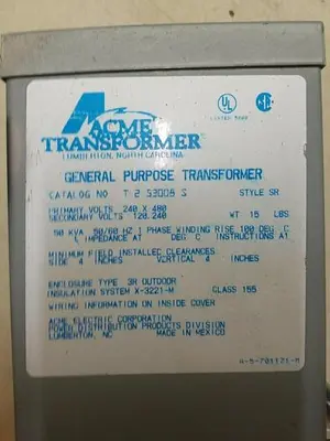 ACME ELECTRIC T-2-53008-S